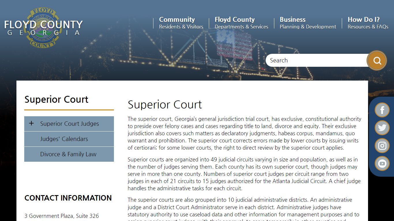 Superior Court | Floyd County Georgia
